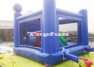 हेलोवीन Inflatable कूद महल / उछाल और स्लाइड में राक्षस हाउस