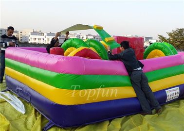 प्लेटो पीवीसी तिरपाल, बच्चों के लिए inflatable मनोरंजन पार्क बाधा खेल