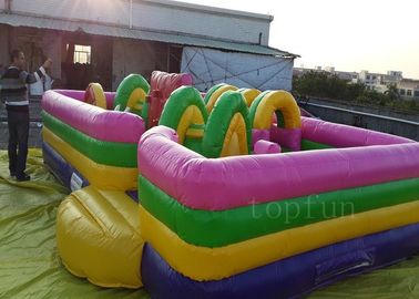 प्लेटो पीवीसी तिरपाल, बच्चों के लिए inflatable मनोरंजन पार्क बाधा खेल