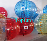 वयस्क और बच्चों के मनोरंजन के लिए रंगीन Inflatable शरीर बम्पर बॉल कुलपति बुलबुला गेंद