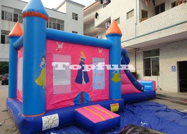 राजकुमारी Inflatable कूद महल लड़कियों के लिए मनोरंजन Inflatable उछाल हाउस