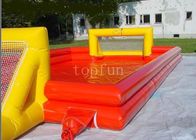 0.45 मिमी - 0.55 मिमी पीवीसी तिरपाल Inflatable खेल खेल, डबल ट्यूब फुटबॉल फील्ड खेल उपकरण