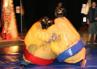अनुकूलित Inflatable सूमो पहलवान पोशाक, वयस्क / बच्चों के मनोरंजन खेल खेल