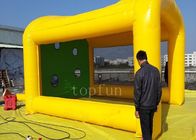 एंटरटेनमेंट किड्स / वयस्क Inflatable खेल खेल पीवीसी Inflatable फुटबॉल शूटिंग