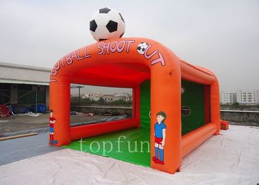 पीवीसी फुटबॉल 4 गोलों के साथ Inflatable फुटबॉल मैदान के लिए गोलीबारी