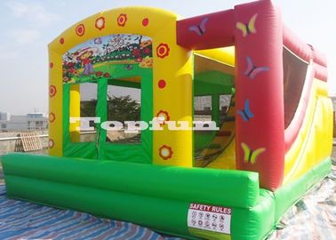 लड़कियों के लिए गुड़िया हाउस Inflatable कूदते महल लीड मुक्त पीवीसी तिरपाल