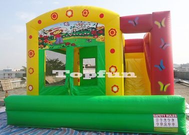 लड़कियों के लिए गुड़िया हाउस Inflatable कूदते महल लीड मुक्त पीवीसी तिरपाल
