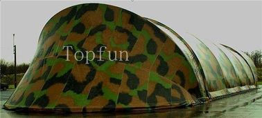 छलावरण बड़े चिकित्सा Inflatable तम्बू, Inflatable सैन्य शिविर तम्बू