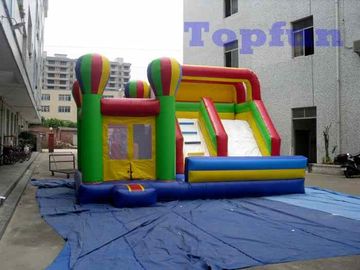 दिलचस्प बाउंसर सदनों के साथ मजेदार Inflatable Daycare 10 मीटर लंबाई स्लाइड