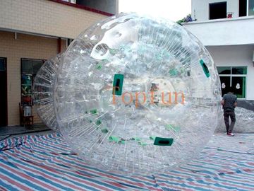 टिकाऊ प्लेटो पीवीसी / TPU के साथ पारदर्शी Inflatable खिलौना-बिग सॉकर बॉल