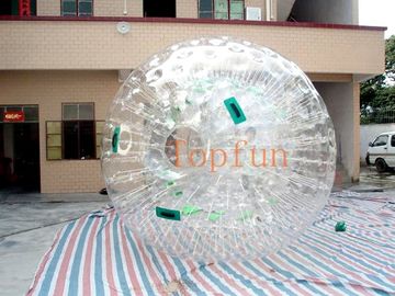 टिकाऊ प्लेटो पीवीसी / TPU के साथ पारदर्शी Inflatable खिलौना-बिग सॉकर बॉल