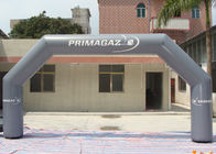 निविड़ अंधकार अग्निरोधी Inflatable मेहराब सरल लोगो 0.65 मीटर व्यास ट्यूब के साथ मुद्रित