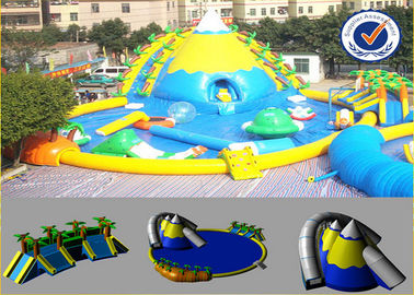 अनुकूलित 30 m व्यास निविड़ अंधकार inflatable पानी पार्क थीम पार्क है