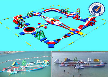 मुद्रण बड़े मनोरंजन पार्क उपकरण Inflatable Nontoxic टिकाऊ