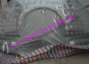 घटनाओं को अनुकूलित करें 8M Inflatable बुलबुला तम्बू पीवीसी आउटडोर के लिए पारदर्शी