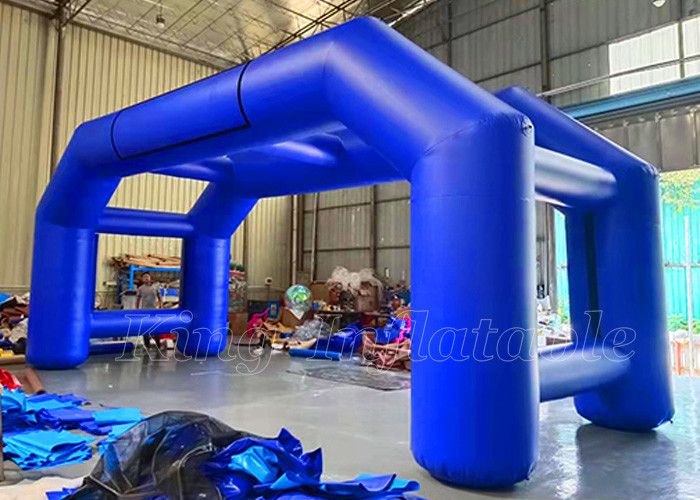 Inflatable Arches Blue PVC Outdoor Blow Up Advertising Arhway