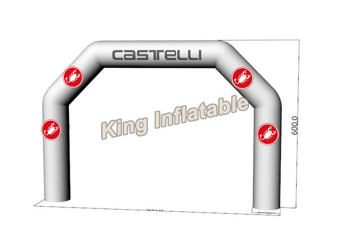 Outdoor Durable Oxford Event White Inflatable Arches For Promotion Or Advertising