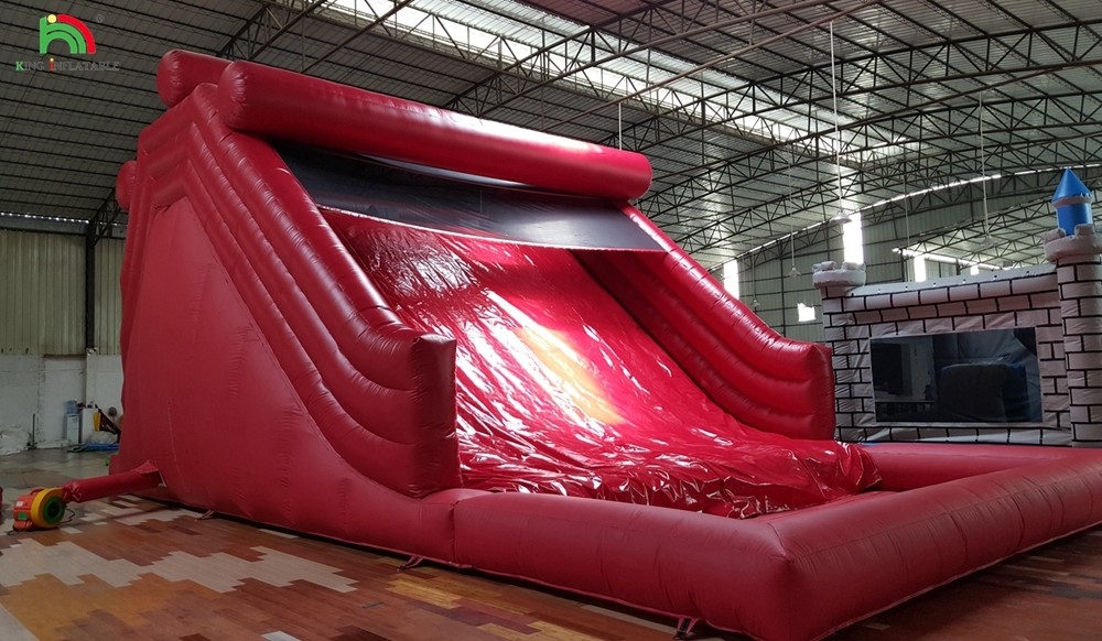 वाणिज्यिक inflatable पानी स्लाइड आउटडोर inflatable खेल का मैदान पानी स्लाइड पीवीसी inflatable बड़े कूद स्लाइड