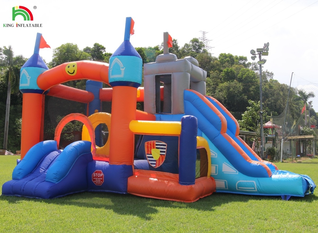 बच्चों के लिए स्लाइड्स और बॉल पिट के साथ वाणिज्यिक inflatable उछाल कम्बो हाउस जंपिंग कैसल