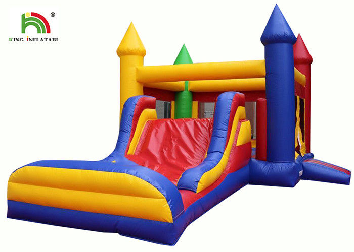 Waterproof Inflatable Bouncy Castle With Slide For Commercial 1 Year Warranty