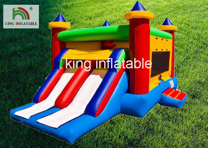 Digital Printing Inflatable Jumping Castle For School Activity Fire Retardant