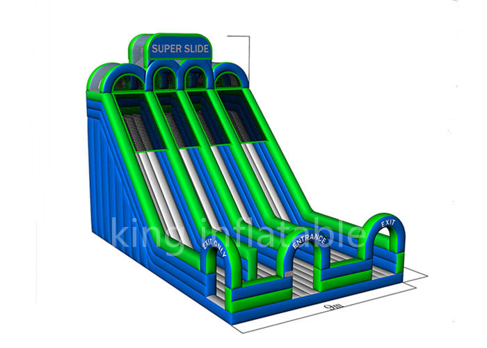 0.55mm High Commercial Park Inflatable Water Slide Sports Game