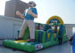 Cartoon Obstacle Course Inflatable Sports Games With Tunnel N Climbing Wall