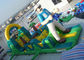 Cartoon Obstacle Course Inflatable Sports Games With Tunnel N Climbing Wall