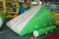 Kids Durable PVC Inflatable Water Toy , White / Green Mini Blow Up Water Iceberg