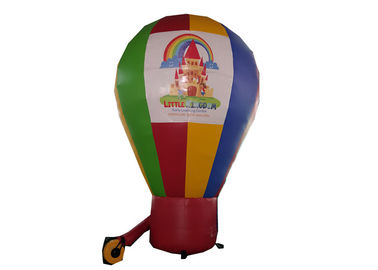 प्रदर्शनी के लिए स्वनिर्धारित लोगो बैनर इंद्रधनुष Inflatable विज्ञापन उत्पाद